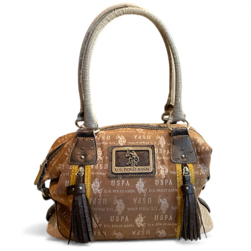 Polo Ralph Lauren slouchy Boston Bag Preppy #2163